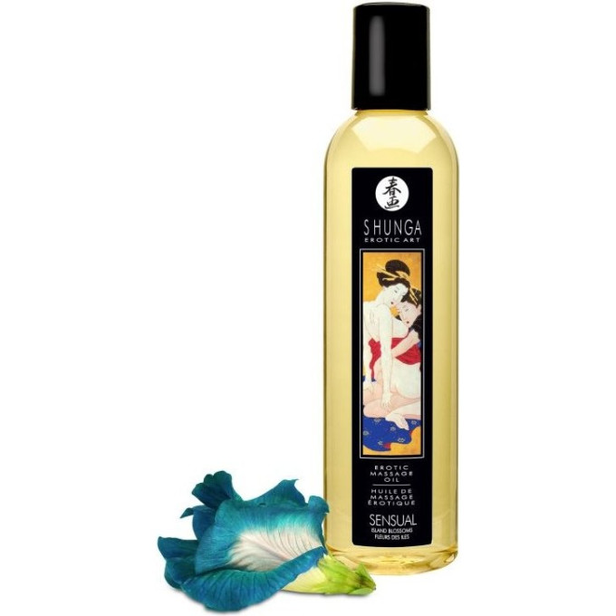 Масло массажное для тела SHUNGA ISLAND BLOSSOMS (ОСТРОВ ЦВЕТОВ) 1024 SG